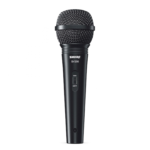 Micrófono Dinamico Cardioide Multifunción Con Cable SHURE SV200