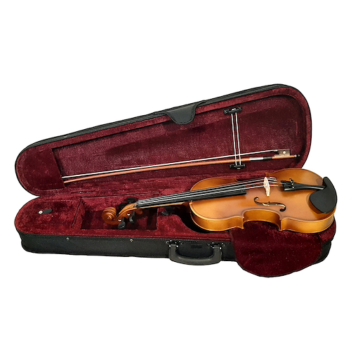 Violin 4/4 Tapa Pino Laminado Microafinadores Estuche STRADELLA MV1410L44