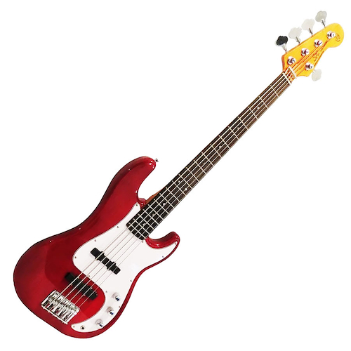 Bajo Electrico 5 Cuerdas Precision Red Rojo SX FPB 62