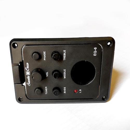 Preamplificador Guitarra Con Ecualizador, Fase y Afinador Santa Cruz EQ-6