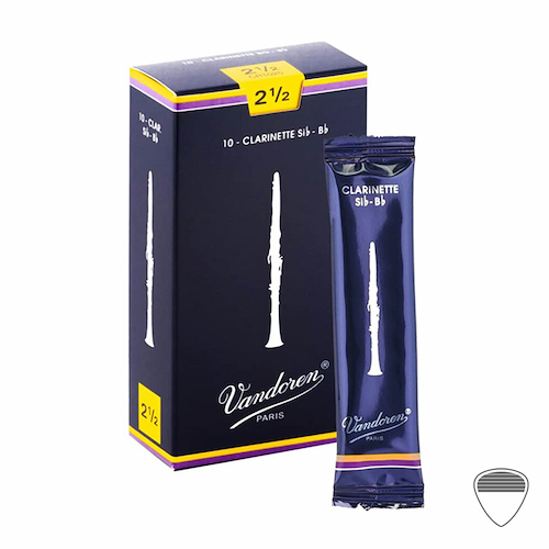 Caña Clarinete Nº 2 1/2 Tradicional (Venta Por Unidad) VANDOREN CR1025