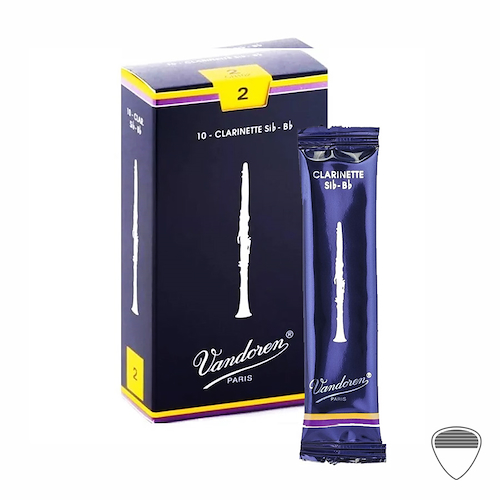 Caña Clarinete Nº 2 Tradicional (Venta Por Unidad) VANDOREN CR102