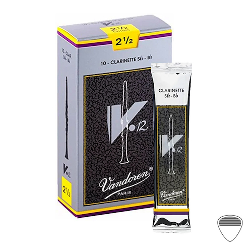 Caña Clarinete V12 Nº 2 1/2 (Venta Por Unidad) VANDOREN CR1925