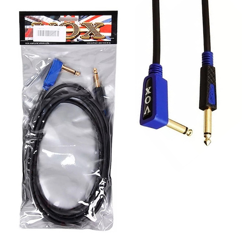 Cable Plug A Plug De 3 M Angular Bañado En Oro VOX VGS-30 3M