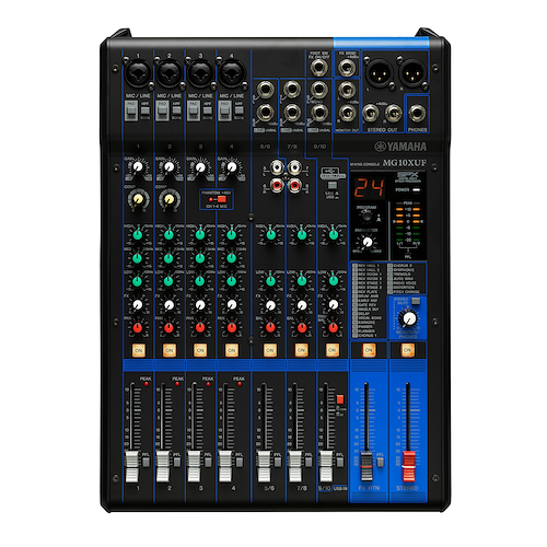 Mixer 10 Canales 4 Mic 10 Lineas, Efectos, Phantom, USB YAMAHA MG10XUF