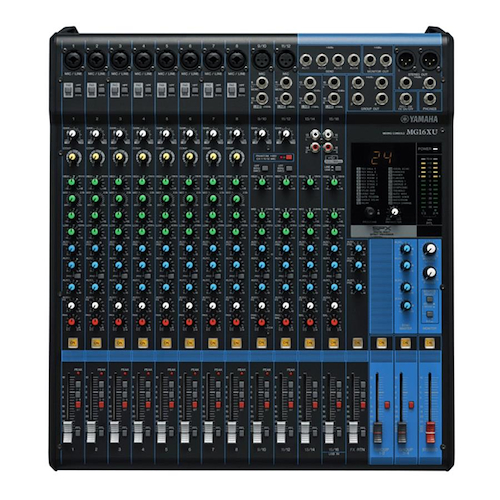 Mixer 16 Canales 10 Mic 4 Stereo USB EFX YAMAHA MG16XU