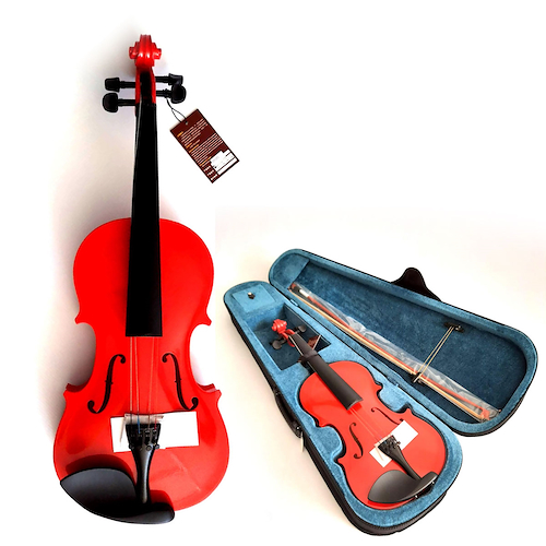 Violin 4/4 Rojo Con Estuche YIRELLY CV 101 4/4 R