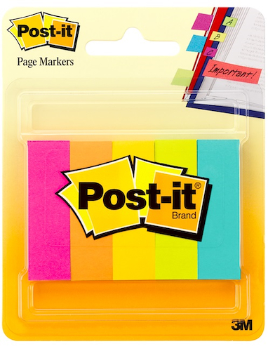 Post-it Marcadores de página 15mm x 50mm Col. Surt. 500 unid ONIX - $ 9.900