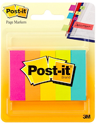 Post-it Marcadores de página 15mm x 50mm Col. Surt. 500 unid ONIX