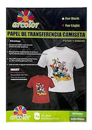 PAPEL A4 TRANSFER PRENDAS CLARAS - INDIVIDUAL ARCOLOR