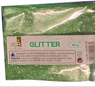 GIBRE GLITTER ASB IRIDISCENTE FINO X 100 GR