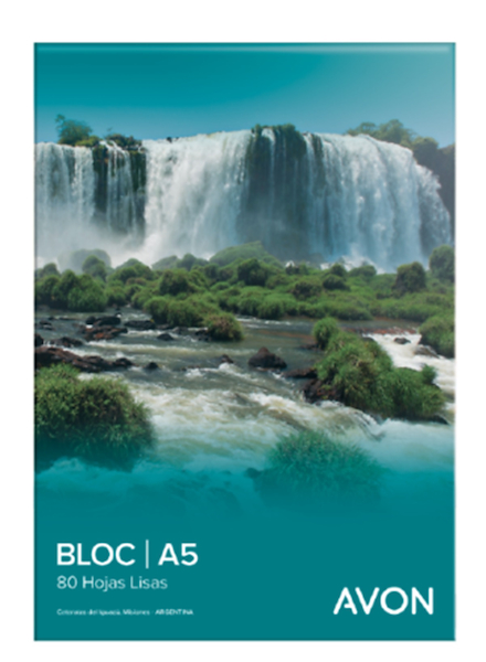 BLOCK A5 EMBLOCADO 80 Hjs LISO AVON