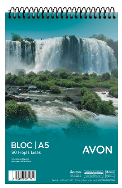 BLOCK A5 ESPIRAL 80 Hjs LISO AVON