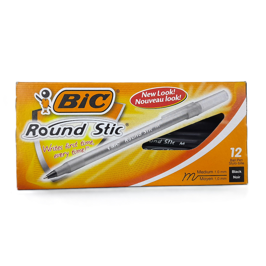 BOLIGRAFO  CAJA X 12 Unidades BIC ROUND STIC - $ 6.000