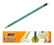 LAPIZ DE GRAFITO EVOLUTION CON GOMA BIC