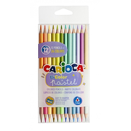 LAPICES COLOR PASTEL BICOLOR - SET X 12 CARIOCA