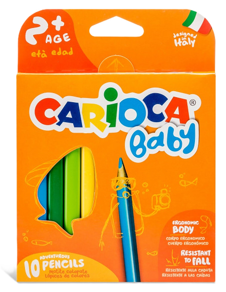 LAPICES COLOR BABY X 10 - PENCIL CARIOCA
