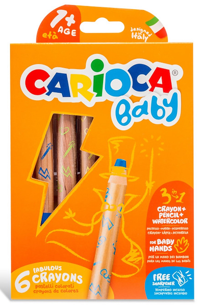 CRAYONES BABY +1 CAJA X 6 CARIOCA