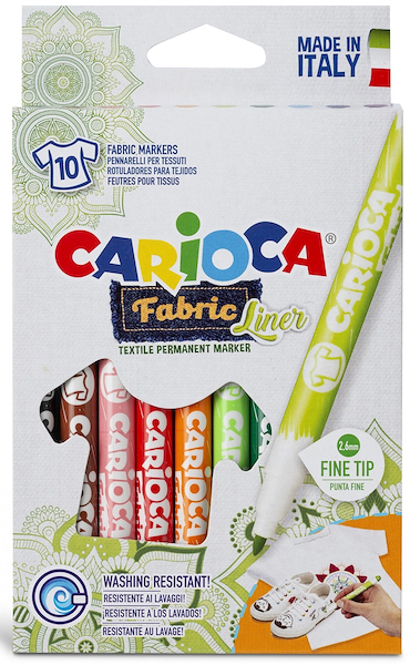 MARCADORES PARA TELA CAJA X 10 CARIOCA