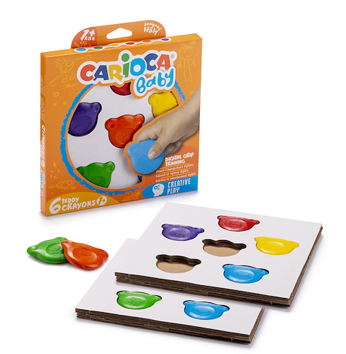 Officeday  CARIOCA Baby 3IN1 Crayons 1+ 6pcs