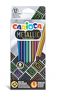 LAPICES COLOR METALIZADOS - SET X 12 CARIOCA