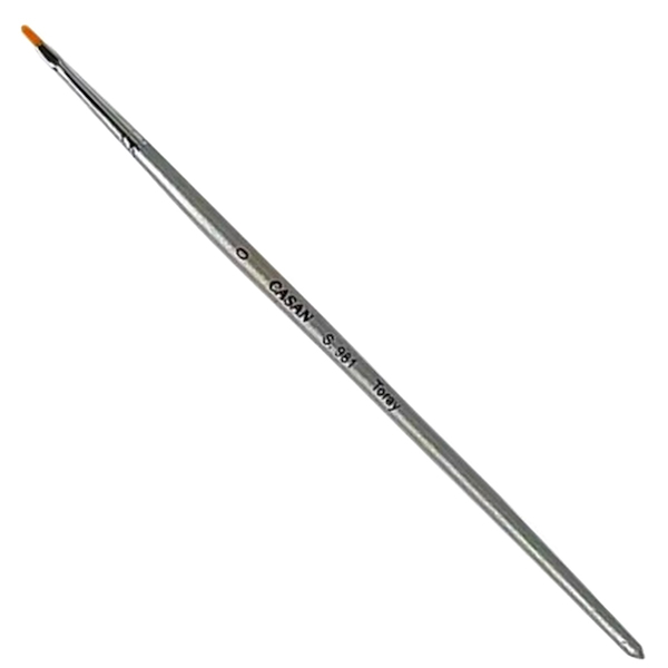 PINCEL SERIE 981 TORAY DORADO CHATO CASAN N° 0