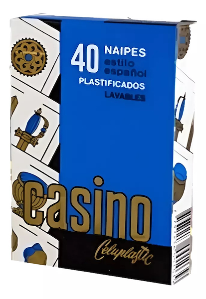 NAIPES ESPAÑOLES X 40 PLASTIFICADO CASINO