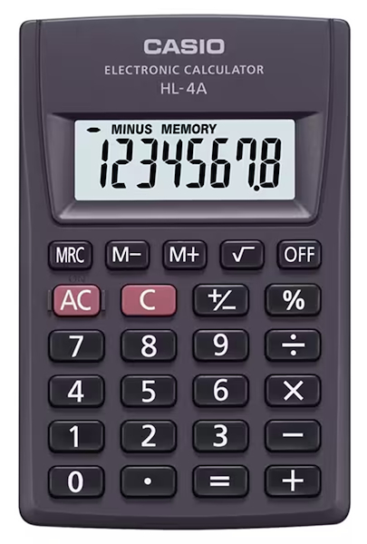 CALCULADORA CASIO HL-4 A