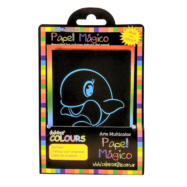 PAPEL MAGICO POSTALES COLOURS
