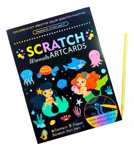 PAPEL MAGICO CON DIBUJO COLOURS SIRENA