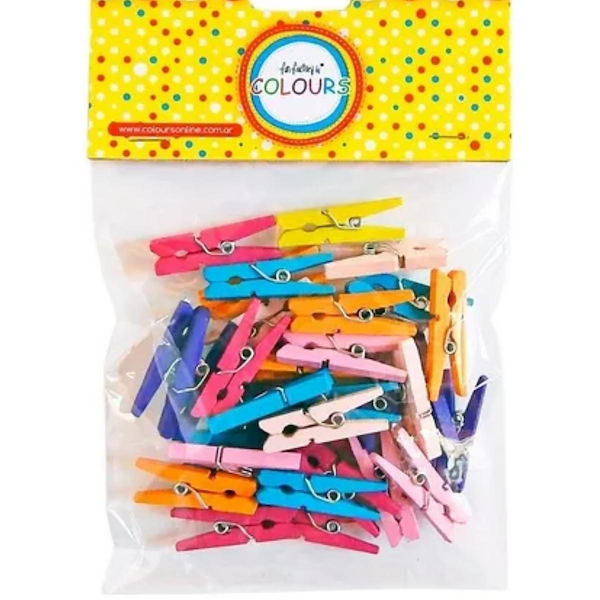 BROCHE MADERA COLOR X 36 3 CM COLOURS