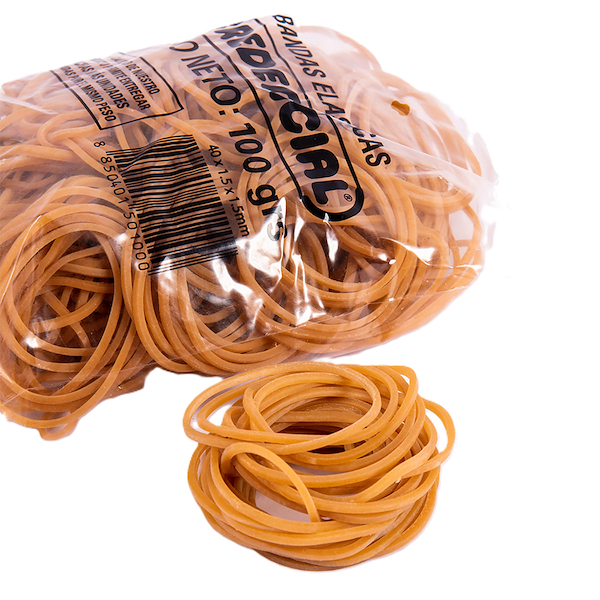 BANDAS ELASTICAS PACK X 100 Gr CREDENCIAL 100 Gr - CLASICAS