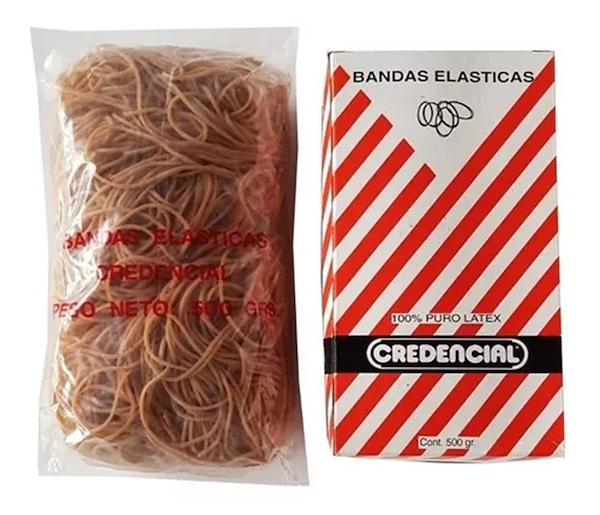 BANDAS ELASTICAS PACK X 500 Gr CREDENCIAL 500 Gr - CLASICA