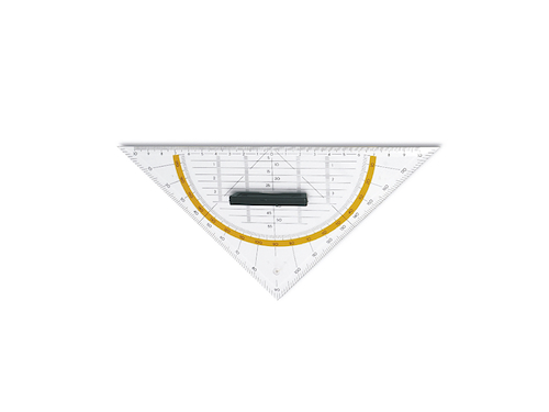 ESCUADRA MULTIUSO CON MANIGUETA HIPOTENUSA 2639 DOZENT 22CM - $ 3.900