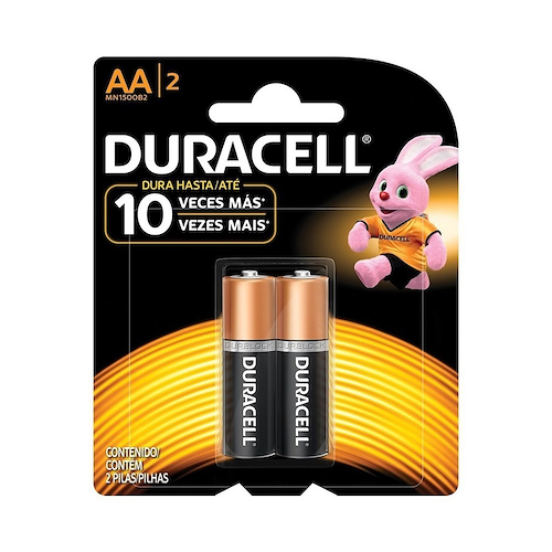 PILA AA X 2 DURACELL AA x 2 - $ 3.900