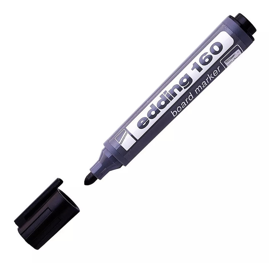 MARCADOR 160 PIZARRA EDDING NEGRO - $ 3.200