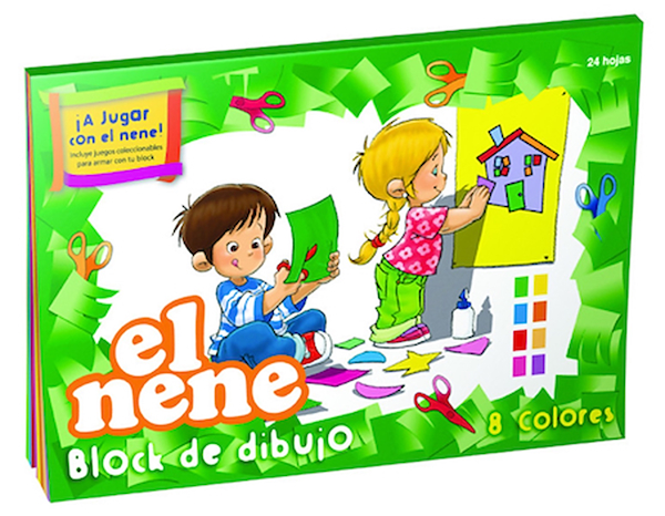 BLOCK DE DIBUJO N°6 X 24 Hjs - COLOR EL NENE
