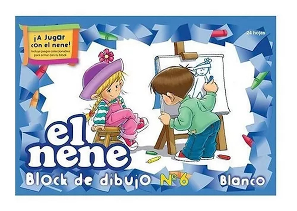 BLOCK DE DIBUJO EL NENE N°6