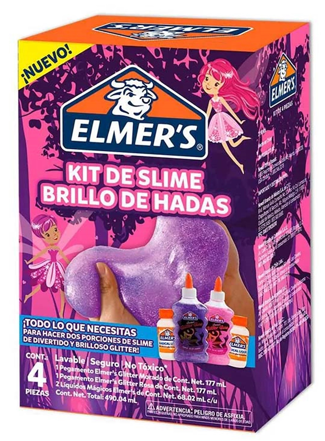 SLIME KIT ELMERS BRILLO DE HADAS - $ 39.900