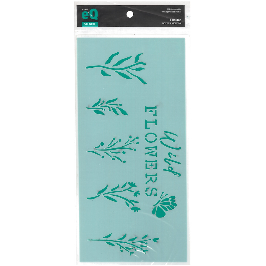 STENCIL 13,5 X 30 CM EQ ARTE 13.5 x 30 - $ 3.200