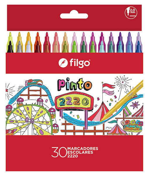 MARCADORES PINTO X 30 CLASICOS FILGO