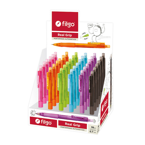 PORTAMINAS REALGRIP 0.7 MM FILGO - $ 2.500