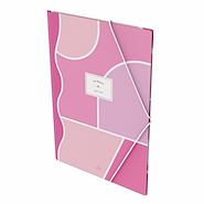 CARPETA 3 SOLAPAS CON ELASTICO FW PASTEL - $ 6.500