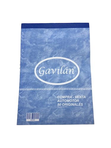BOLETO DE COMPRA-VENTA AUTOMOTOR GAVILAN - $ 1.000
