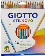 LAPICES COLOR STILNOVO SET X 24 LARGOS GIOTTO