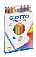 LAPICES COLOR STILNOVO SET X 36 LARGOS GIOTTO