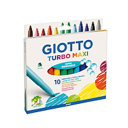 MARCADOR TURBO MAXI 10 COLORES GIOTTO