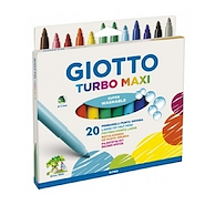 MARCADOR TURBO MAXI 20 COLORES GIOTTO