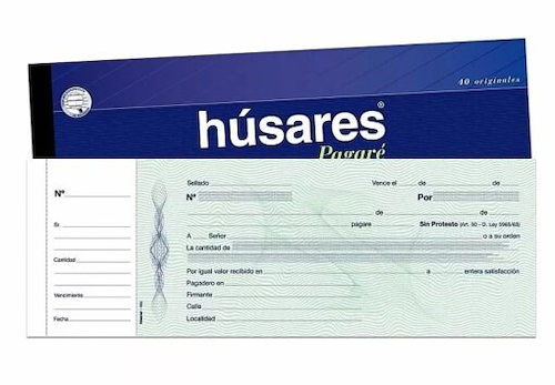 TALONARIO PAGARE GRANDE HUSARES - $ 5.900