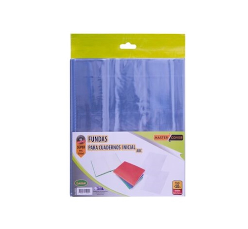 FUNDA CUADERNOS ABC PVC SUPER PESADAS X UNIDAD LAMA - $ 2.100